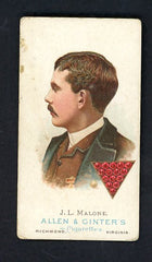 1888 N28 Allen & Ginter J.L. Malone Pool VG-EX 536965