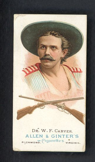 1888 N28 Allen & Ginter Dr. W.F. Carter Marksman VG back damage 536968