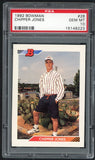 1992 Bowman #028 Chipper Jones Braves PSA 10 GEM MINT 536971