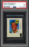 1969 Topps Baseball Decals Donn Clendenon Expos PSA 7 NM 536980