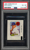 1969 Topps Baseball Decals Ron Santo Cubs PSA 6 EX-MT 536982