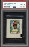 1969 Topps Baseball Decals Luis Tiant Indians PSA 8 NM/MT 536984