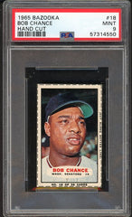 1965 Bazooka Baseball #018 Bob Chance Senators PSA 9 MINT 536994