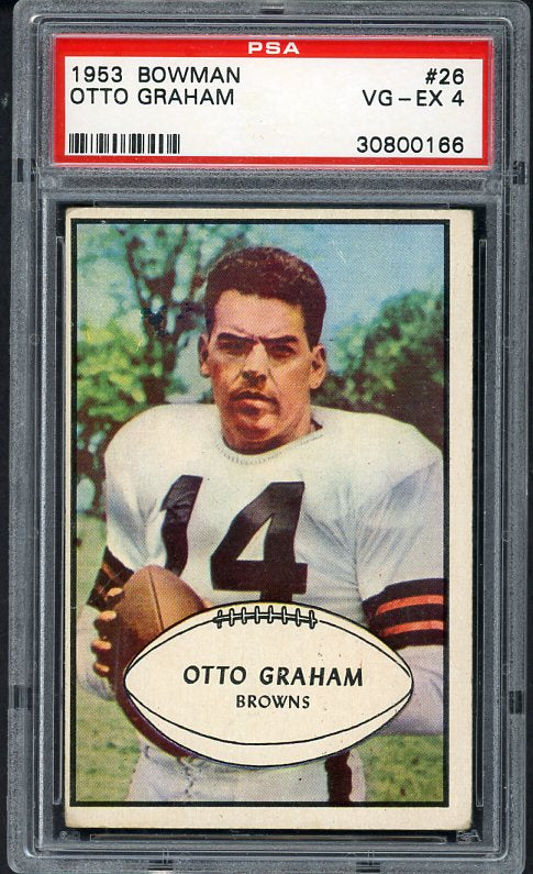 1953 Bowman Football #026 Otto Graham Browns PSA 4 VG-EX 537003