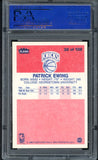 1986 Fleer #032 Patrick Ewing Knicks PSA 8 NM/MT 537025