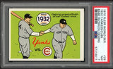 1970 Fleer World Series #029 Babe Ruth Lou Gehrig PSA 7 NM 537039