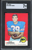 1969 Topps Football #120 Larry Csonka Dolphins SGC 7 NM 537057