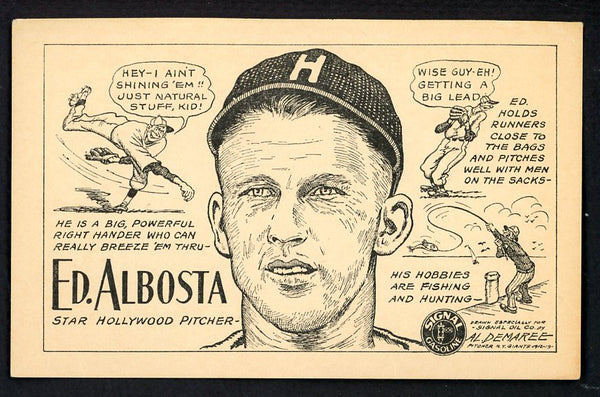1947 Signal Oil Ed Albosta Hollywood EX 537080