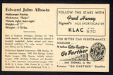 1947 Signal Oil Ed Albosta Hollywood EX 537080