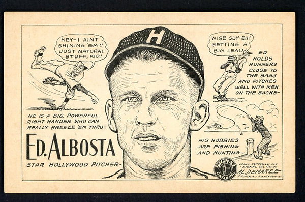 1947 Signal Oil Ed Albosta Hollywood EX 537081