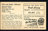 1947 Signal Oil Ed Albosta Hollywood EX 537081