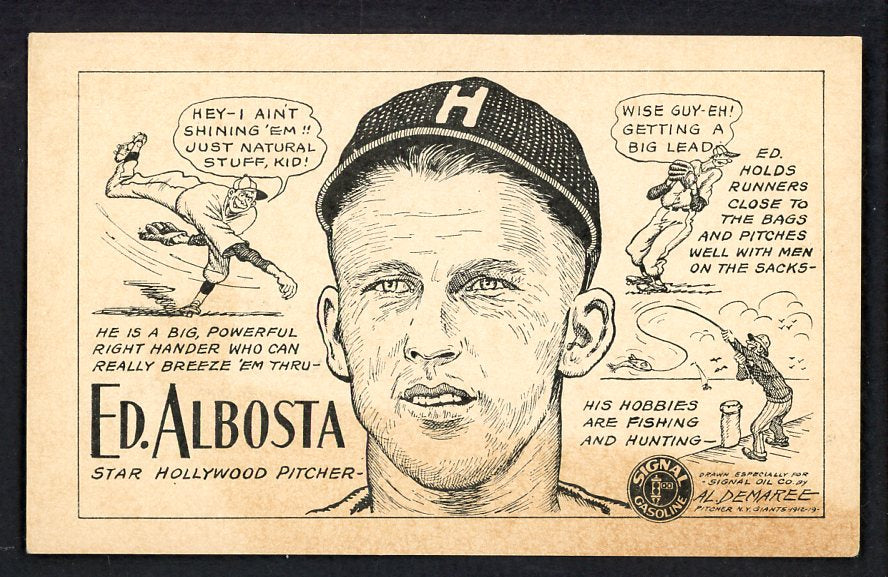 1947 Signal Oil Ed Albosta Hollywood VG-EX 537082