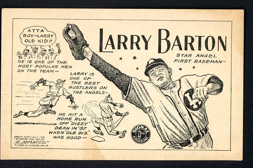 1947 Signal Oil Larry Barton Los Angeles VG-EX 537085