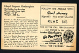 1947 Signal Oil Loyd Christopher Los Angeles VG-EX 537089