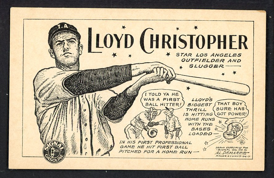 1947 Signal Oil Loyd Christopher Los Angeles VG-EX 537090