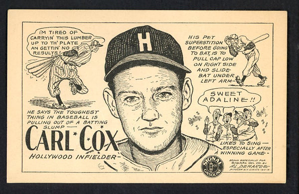 1947 Signal Oil Carl Cox Hollywood EX 537091