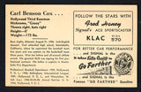 1947 Signal Oil Carl Cox Hollywood EX 537091