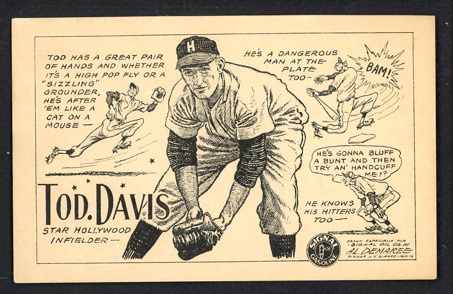 1947 Signal Oil Tod Davis Hollywood EX 537094