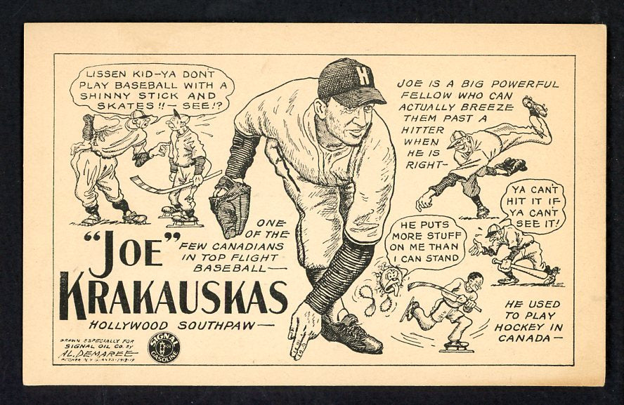 1947 Signal Oil Joe Krakauskas Hollywood EX 537107