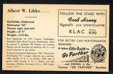 1947 Signal Oil Al Libke Hollywood EX-MT 537108