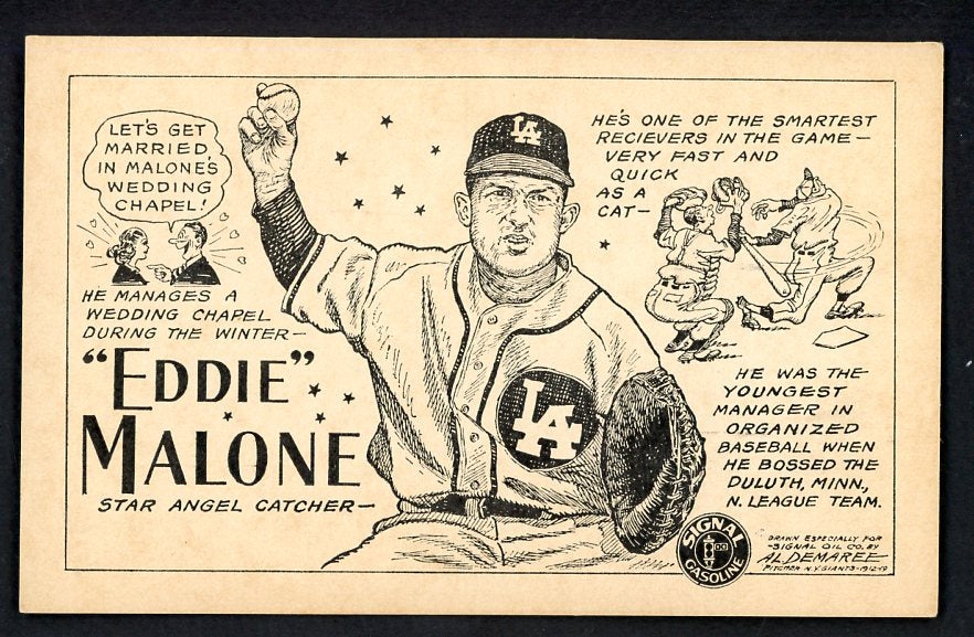 1947 Signal Oil Eddie Malone Los Angeles EX 537112