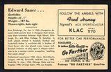 1947 Signal Oil Ed Sauer Los Angeles VG-EX 537126