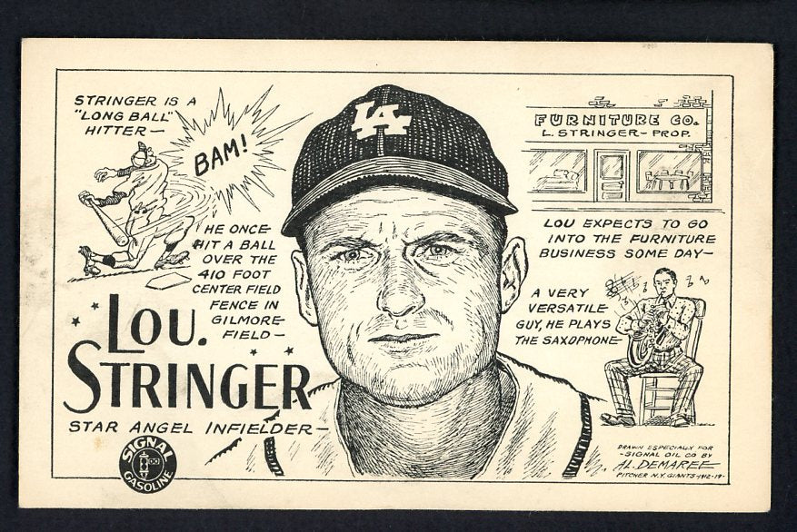 1947 Signal Oil Lou Stringer Los Angeles VG-EX 537133