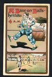 1912 PC798-2 Plays Off The Diamond A Base On Balls Posted 537137
