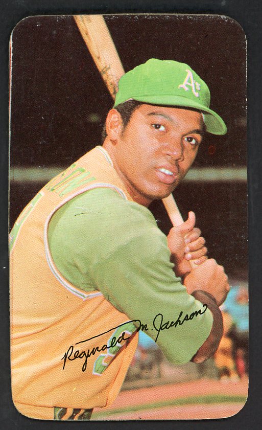 1971 Topps Baseball Supers #038 Reggie Jackson A's EX-MT 537151