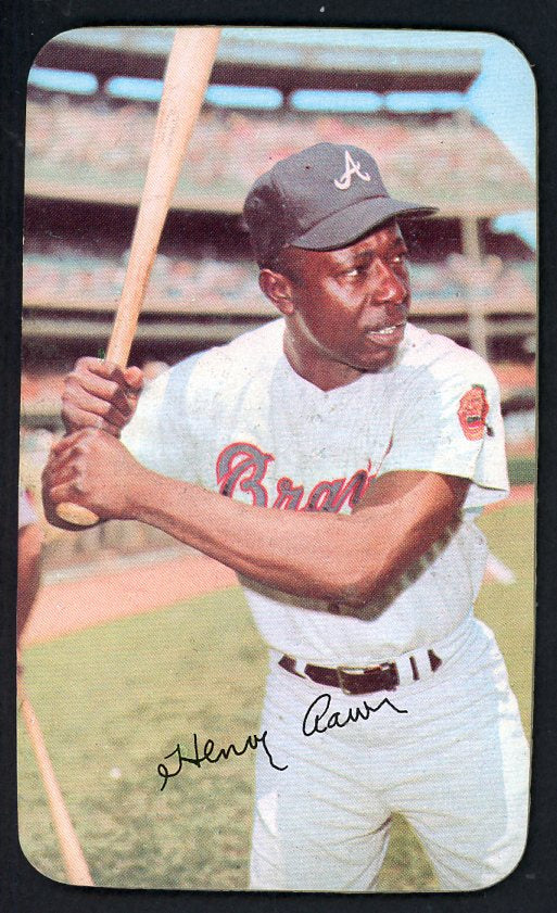 1971 Topps Baseball Supers #044 Hank Aaron Braves EX+ 537152