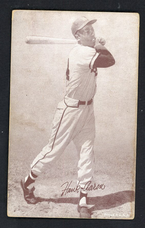 1947-66 Exhibits Hank Aaron Braves VG 537165