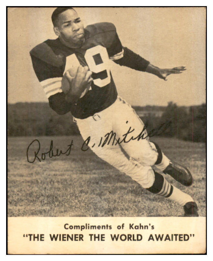 1961 Kahns Football Bobby Mitchell Browns EX 537187