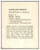 1961 Kahns Football Bobby Mitchell Browns EX 537187