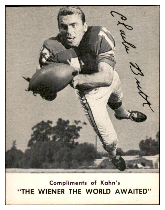 1962 Kahns Football Charlie Britt Rams NR-MT 537193