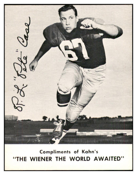 1962 Kahns Football Pete Case Eagles NR-MT 537194