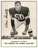 1962 Kahns Football Vince Costello Browns NR-MT 537196