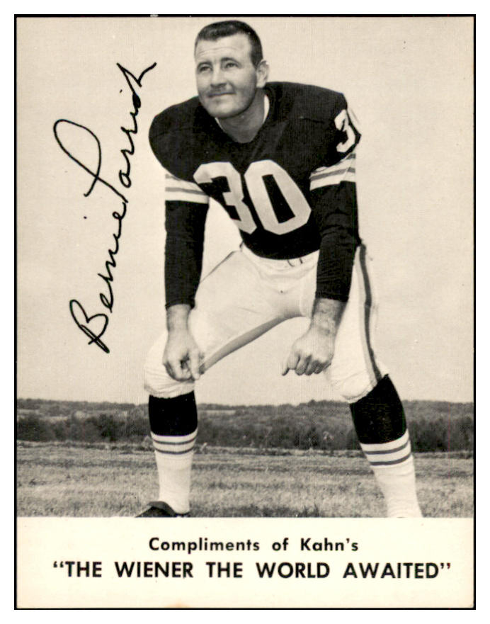 1962 Kahns Football Bernie Parrish Browns NR-MT 537211