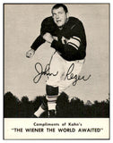 1962 Kahns Football John Reger Steelers NR-MT 537213