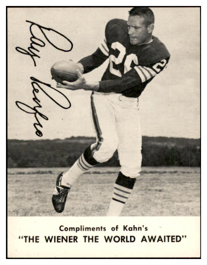 1962 Kahns Football Ray Renfro Browns NR-MT 537214