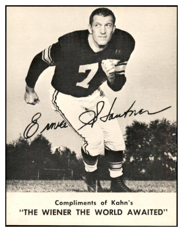 1962 Kahns Football Ernie Stautner Steelers NR-MT 537217