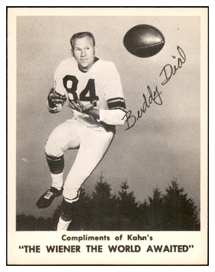 1963 Kahns Football Buddy Dial Steelers NR-MT 537227