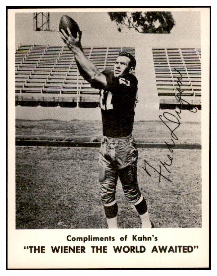 1963 Kahns Football Fred Dugan Washington NR-MT 537228