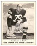 1963 Kahns Football Bob Gain Browns NR-MT 537230