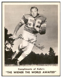 1963 Kahns Football Joe Schmidt Lions NR-MT 537260