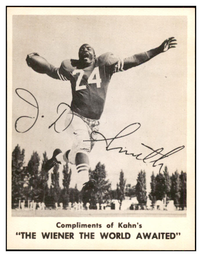 1963 Kahns Football J.D. Smith 49ers NR-MT 537262
