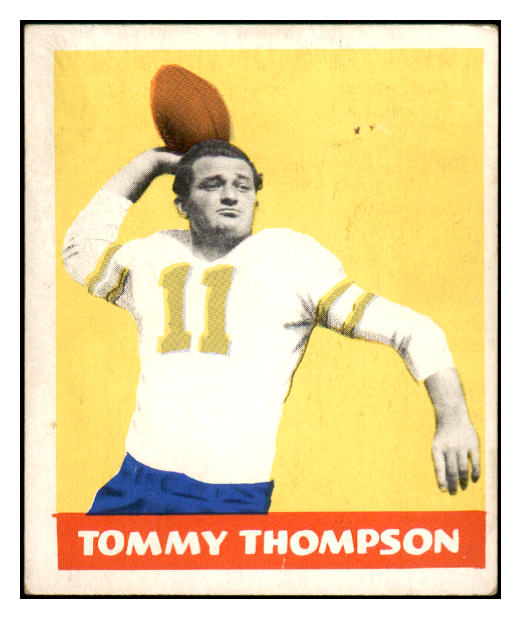 1948 Leaf Football #009 Tom Thompson Eagles EX 537305