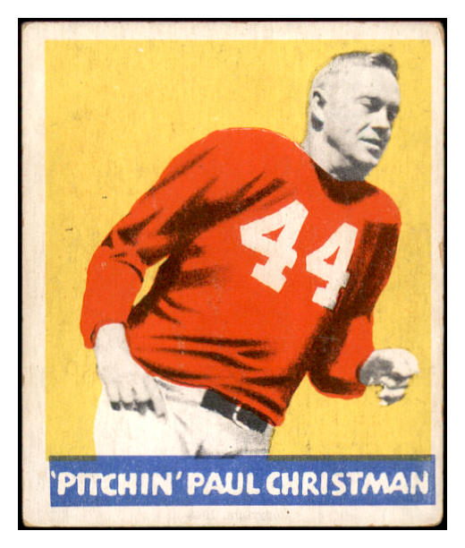 1948 Leaf Football #021 Paul Christman Cardinals VG-EX 537306