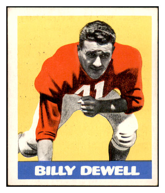 1948 Leaf Football #039 Bill Dewell Cardinals NR-MT 537307