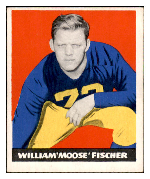 1948 Leaf Football #007 Bill Fischer Notre Dame EX/EX+ 537314