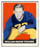 1948 Leaf Football #007 Bill Fischer Notre Dame EX/EX+ 537314